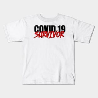 covid 19 survivor 2 Kids T-Shirt